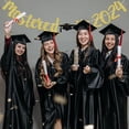 thumbnail image 5 of Mastered It 2024 Banner, Graduation Sign, Class of 2024 Congrats Grad Party Decorations Congratulations Assembled Photo Backdrop Supplies (Gold Glitter), 5 of 7