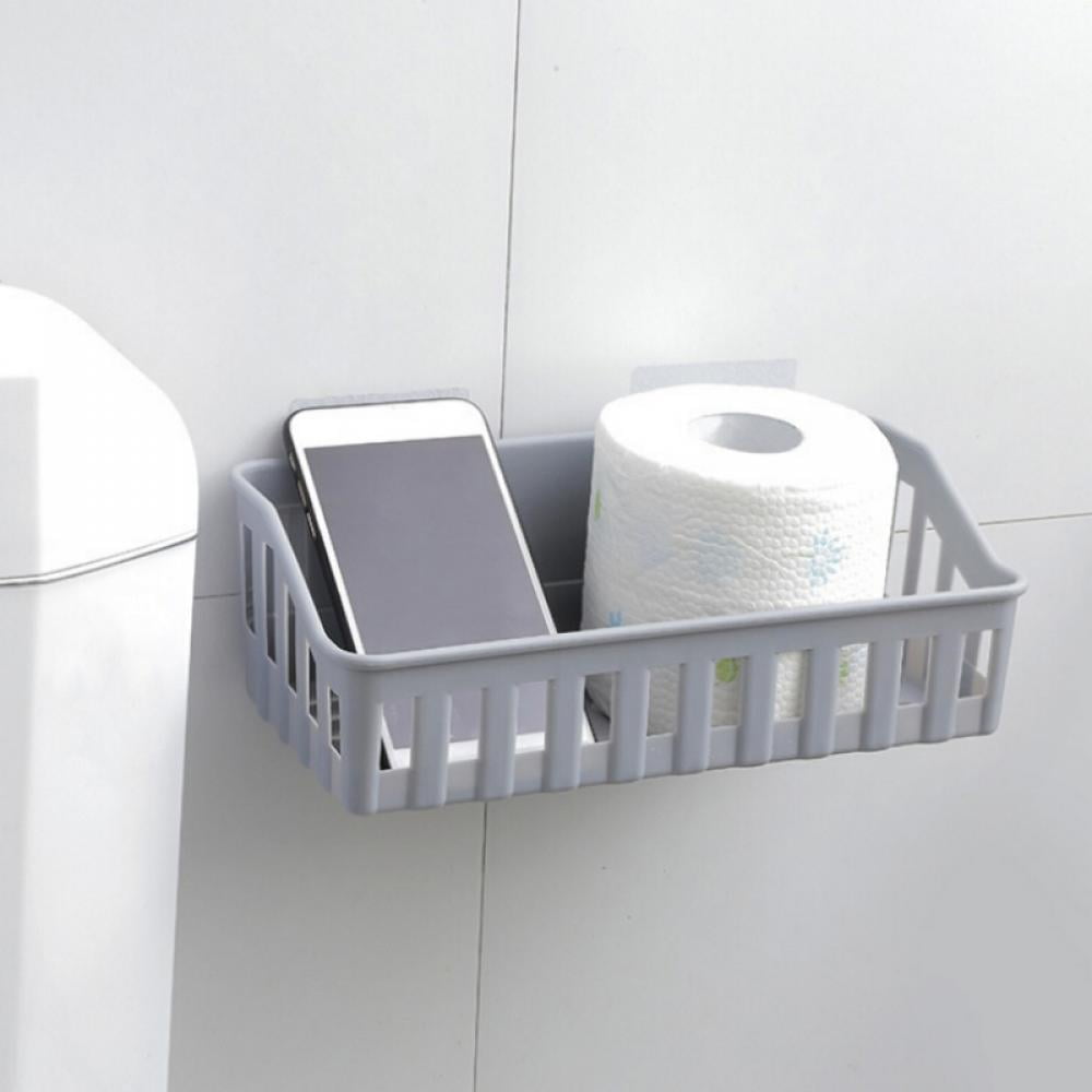 Plastic Shower Caddy Bathroom Shelf Basket Organizer, No Drilling