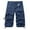 Blue 09, variant on IROINNID Men's Belted Cargo Long Shorts Inseam Below Knee Length Multi Pocket 3/4 Capri Pants (Big and Tall Shorts for Men)