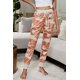 thumbnail image 3 of ABPHQTO Pantalón deportivo de mujer de punto con estampado de camuflaje naranja, 3 of 5