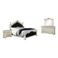 thumbnail image 2 of Heidi 4-piece Queen Tufted Upholstered Bedroom Set Metallic Platinum, 2 of 7