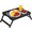 Black, variant on Artmeer Bamboo Bed Tray Table with Folding Legs, Breakfast in Bed Serving Tray, Laptop Desk for Sofa, Beds and Snacks (Bamboo)