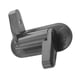 thumbnail image 3 of Cerradura de seguridad para bebés de plástico Pestillo de puerta sin rastro para suministros infantiles (negro), 3 of 5