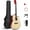 Natural Color, variant on FASCK 41 Inch Acoustic Guitar with Gig Bag for Beginner, Pink
