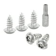 thumbnail image 1 of 50pack M5 x 12mm Button Head Torx Security Sheet Metal Screws with T25 Bit, 1 of 6