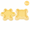 2pack-yellow, variant on Pet Slow Feeder Bowl, Plastic Dog and Cat Slow Eating Food Bowl, Interactive Puzzle Feeding Dish for Kibble, Helps Slow Mealtime for Home Daily Feeding