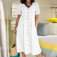 thumbnail image 1 of WILLBEST Low Carb Dressing for Womens Linen Dress Summer Long Dresses with Pockets, 1 of 8