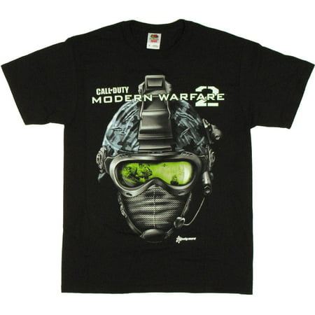 Modern Warfare 2 Helmet T Shirt (Best Assault Rifle In Modern Warfare 2)