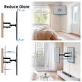 thumbnail image 4 of 14-55 inch Full Motion TV Wall Mount with Swivel and Articulating Tilt Arm TV Wall Bracket, 4 of 12