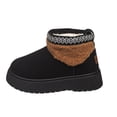 thumbnail image 2 of Gealkoca Women Fuzzy Boots Women Casual Round Toe Comfortable Thick Bottom Snow Boots Fleece Lining Warm Cozy Winter Boots, 2 of 9