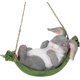 thumbnail image 1 of Swing Simulation Cute Resin Rabbit Outdoor Garden Statue Landscape Hanging Decoration - Creative Home Animal Statue Gifts, Adorable And Eye-catching G, 1 of 4