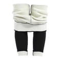 thumbnail image 2 of Leggings de talle alto con bolsillos fríos, medias forradas, leggings Fixget de forro polar negro para mujer SG, 2 of 9
