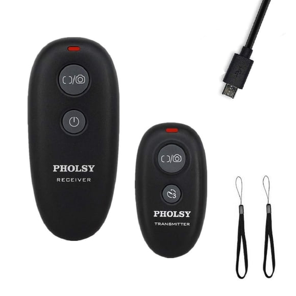 Cámara con disparador inalámbrico y control remoto PHOLSY