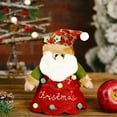 thumbnail image 2 of Plush Christmas Tree Ornaments Xmas Decoration Hanging Ornaments Santa Reindeer Snowman Bear for Holiday Party Decor Kids Gifts Indoor, 2 of 8
