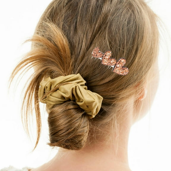 Homoyoyo Bangs Hair Clip Side Hair Combs Metal Managing Bangs Women Special Occasions 1Set