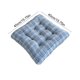 thumbnail image 3 of Cojín cuadrado de felpa con respaldo | Almohadilla para silla de oficina, comedor o escritorio | Agarre de silicona antideslizante, 3 of 6