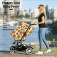 thumbnail image 5 of Haiem Fruit Baby Nursing Cover & Nursing Poncho - Multi Use Cover for Baby Car Seat Canopy, Stroller Cover, 360°Full Privacy Breastfeeding Coverage, 5 of 9