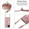 thumbnail image 6 of for iPhone 11 Pro Max Wallet Case for Women,Removable Adjustable Strap Crossbody Card Holders Cover Neck Strap Lanyard Purse Shoulder Strap w/Kickstand Purse Case for iPhone 11 Pro Max KB Rose, 6 of 14