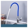 thumbnail image 1 of Silica Gel Nose Kitchen Sink Faucet Multiple Colors Available Hot Cold Water Mixer Tap Any Direction Rotating Deck Mount ,Easy to Install, 1 of 7