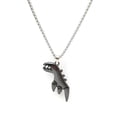 thumbnail image 2 of PikaLF Tiny Cute Dinosaur Necklace for Men, Movable Dinosaur Pendant Necklace with 27.6” Chain, Punk Rock Dinosaur Amulet Necklace, Hip Hop Necklace, Sweet Gift Necklace for Dinosaur Lover, 2 of 4