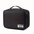 thumbnail image 3 of Portable Electronic Accessories Organizer Bag for Business Travel - Multi-Functional USB Cable &Digital Gadget Storage Bag Gray, 3 of 6