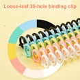 thumbnail image 3 of Lubelski Plastic Binding Rings, Assorted Colors, 5 Count, 3 of 8