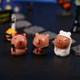 thumbnail image 6 of Capybara Character figurines Doll Figurines and Ornaments for Christmas Gifts, 6 of 6