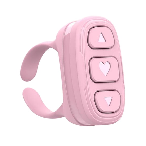 Control remoto del controlador de la punta del , volteador de página compacto, accesorios, anillo de Control remoto del del volteador de Rosa B