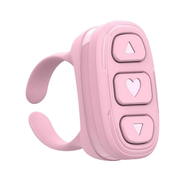 Control remoto para pasar páginas con el dedo, compacto y portátil. rosa un
