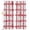 Red, variant on Sage Green Buffalo Plaid Blackout Curtains for Bedroom/Living Room, Pinch Pleated Black Out Curtains, Farmhouse Check Stripes Geometric Room Darkening Window Drapes with Hooks 2 Panels, 39"x70"