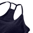 thumbnail image 6 of Soft Light Fabric Sleeveless Camisole Tops Women Removable Padding Adjustable Straps Daily Outfit for Daily Activities Wire Free Padded Tank (Navy,M), 6 of 8