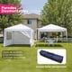 thumbnail image 4 of Toldo Carpa Plegable 3x3 Blanco Reforzado Impermeable Con Paredes, 4 of 6