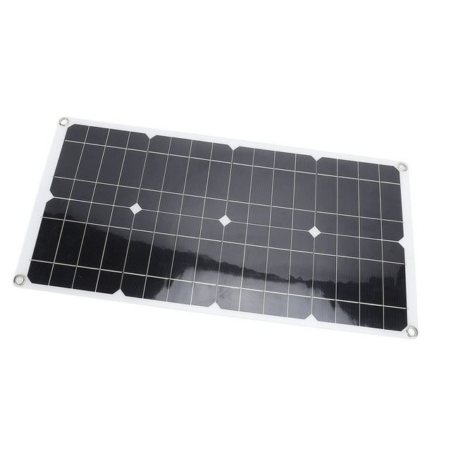 Solar Panel, 25W Anti Reverse Charging Solar Panel Controller for Camping 10A,30A,50A,80A,100A