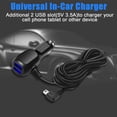 thumbnail image 3 of Car Accessories Power Cord Mini Micro USB Dash Cam Charger DVR Charging Cable Car Cigarette Lighter Car Charger, 3 of 8
