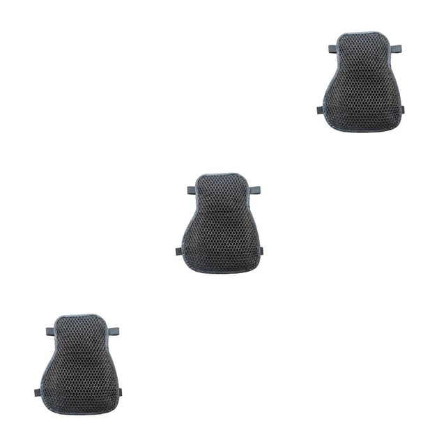 Riwesomey Funda para asiento de motocicleta, almohadilla de malla 3D para motocicleta, doble capa, absorción de impactos, portátil, cómodo cojín para METRO 3piezas Riwesomey CBP235863