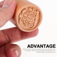 thumbnail image 4 of 2Pcs Pastry DIY Pattern Maker Wooden Cookie Stamp Manual Moon Cake Press, 4 of 9