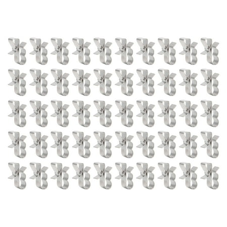 

50Pcs Photovoltaic Cable Clip Wire Clamp Cord Fixing Holder Set Kit for Solar Panel PV