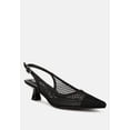 thumbnail image 3 of Kiev Mesh Pin Buckle Pointed Mules, 3 of 7