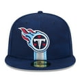 thumbnail image 2 of Men's New Era  Navy Tennessee Titans 2024 Sideline 59FIFTY Fitted Hat, 2 of 5