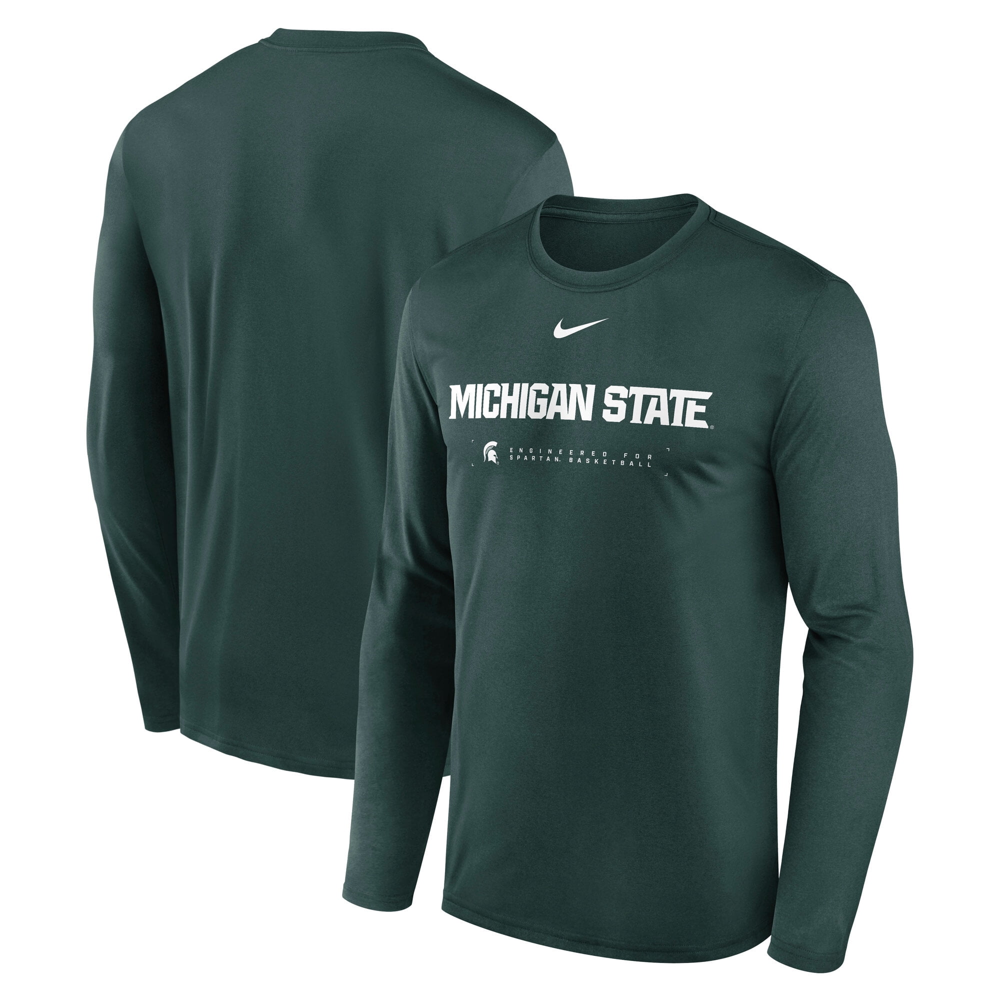 Men's Nike Green Michigan State Spartans 2024 Sideline Legend Dri