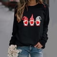 thumbnail image 2 of Midsumdr Sweatshirt for Women Casual Long Sleeve Valentine's Day Printing Blouse Tops Pullover Round Neck Loose Fit Sweatshirt, 2 of 3