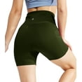 MIER Women's 5 inch/8 inch Stretch High Waist Biker Shorts Workout