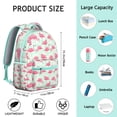 thumbnail image 6 of "Flamingo Backpack for Women & Men - Stylish Waterproof School Bookbag, Lightweight College Backpack with Laptop Sleeve, Trendy Gift for High School & University Students", 6 of 6