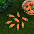 thumbnail image 4 of 3 uds Mini borradores de zanahoria borradores de lápiz de verduras en miniatura para niños regalos de fiesta de Pascua regalos y suministros para el aula escolar Rojo Verde, 4 of 5
