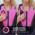 thumbnail image 3 of Koorium Adult Kayak Life Jackets,Safety Swim Vest PFD Buoyancy Vest for Kayaking, Canoeing, SUP & Fishing, 400D Fabric with Phone Pocket, Certified EPE Foam, 3 of 9