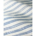 thumbnail image 2 of Melange Home Printed Design Cotton Collection 400 Thread Count Navy Bamboo Strip Duvet Set King 3 Piece, 2 of 5