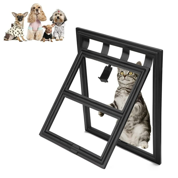 (29CM*24CM*1.5) Puertas para perros y gatos, puerta mosquitera de entrada y salida para perros y gatos pequeños y medianos