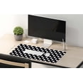thumbnail image 5 of Extended Gaming Mouse Pad (35.4x15.7 in), Large Stable Rubber Base Mousepad with Stitched Edges, Keyboard Mouse Mat Desk Pad for Work, Game, Office, Home - Black and White Polka Dot, 5 of 6
