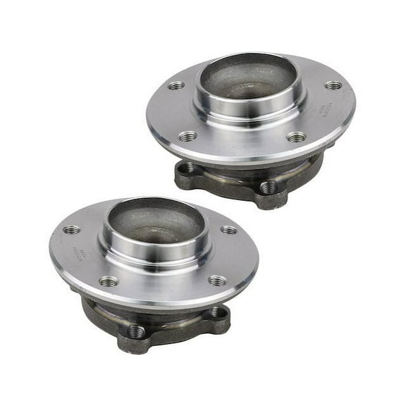 Front Wheel Bearing Hub Assembly - Set of 2 - Compatible with 2007 - 2012 BMW 328i RWD 3.0L 6-Cylinder 2008 2009 2010 2011