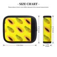 2 Pcs Luggage Handle Wraps for Suitcase Papaya Tropical yellow
